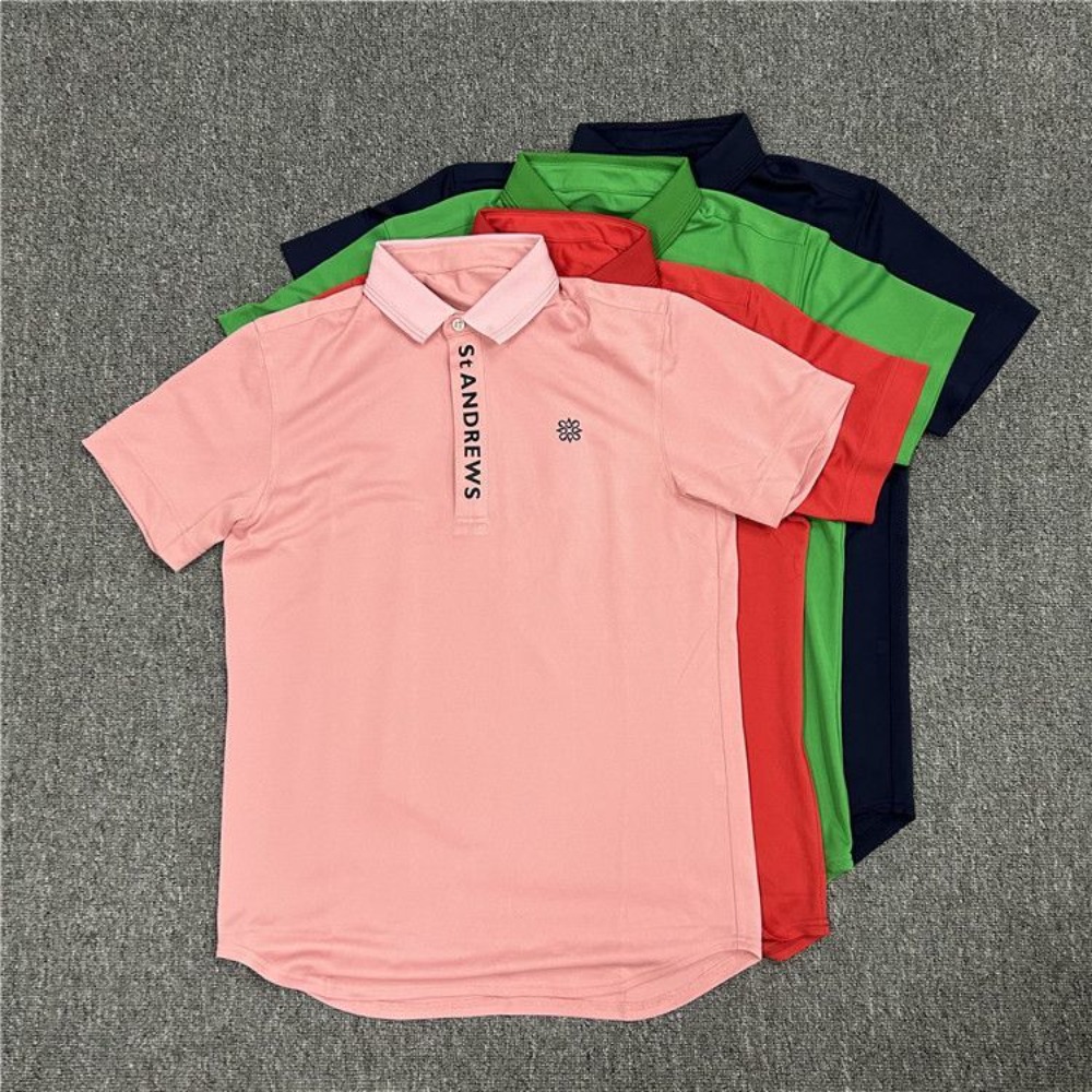 Men'S Fashion Golf Clothing - New ST ANDREWS Men Summer Golf