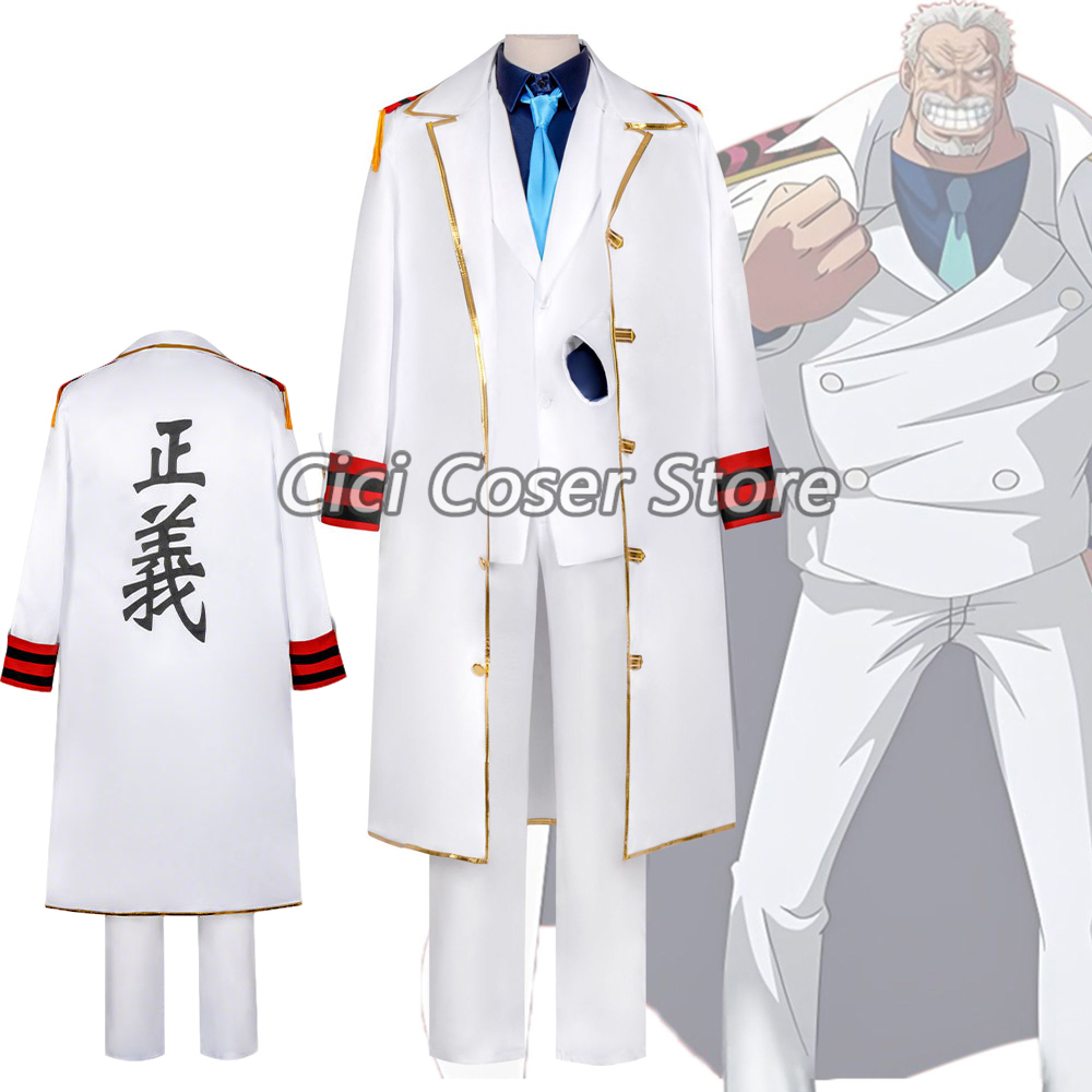 Trench Coat Men - Anime Vice Admiral Monkey·D·Garp Cosplay Costume