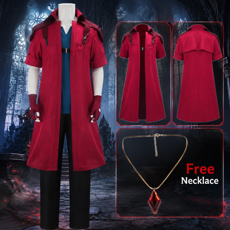 Trench Coat Men - Devil May Cry DMC5 Dante Cosplay