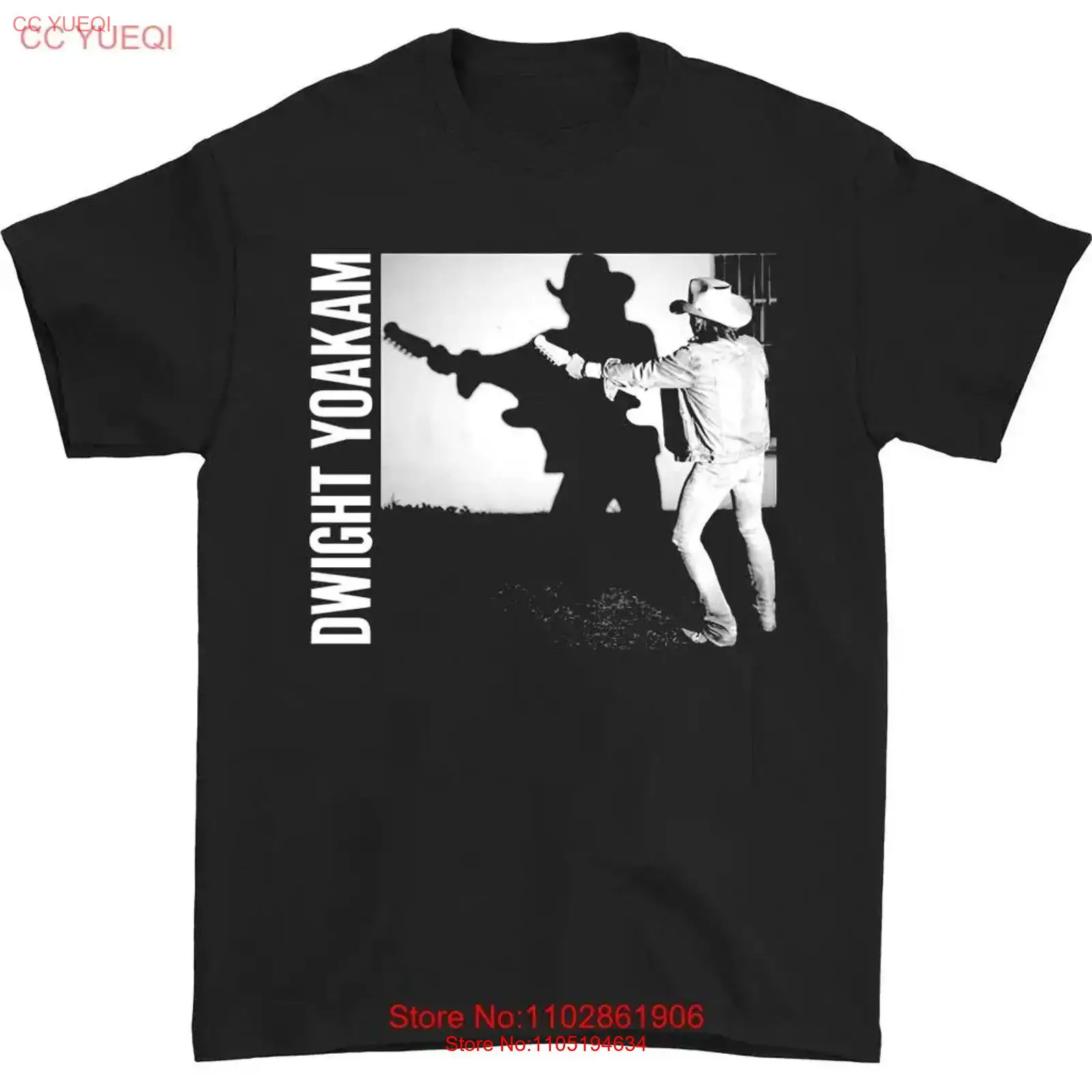 Mens Fashion Black Shirt - Dwight Yoakam T shirt Black All