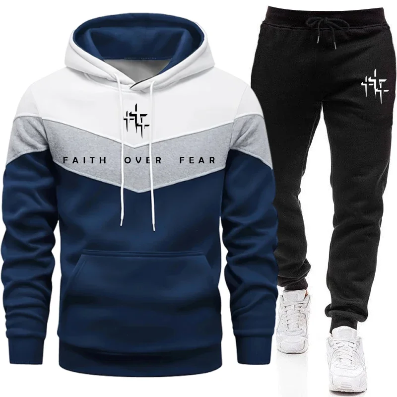 Faith Over Fear Men's Tracksui - огляд і ціна Men'S Fashion Outfits