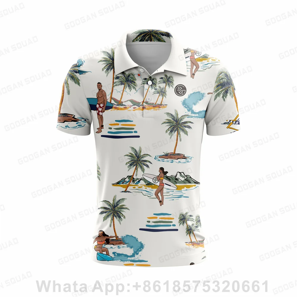 2023 New Summer Hawaii style M - огляд і ціна Men'S Fashion Golf Clothing