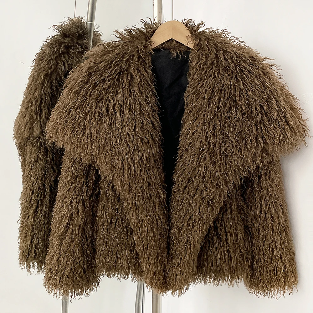 Fur Coat Eco-friendly Faux Fur - огляд і ціна Mens Fashion Store
