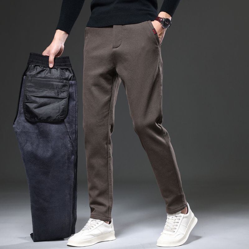 2026 Warm Fleece Pants Winter  - огляд і ціна Men'S Fashion Jeans And Boots