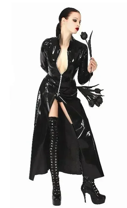 Movie Neo Trench Black Glossy  - огляд і ціна Trench Coat Men