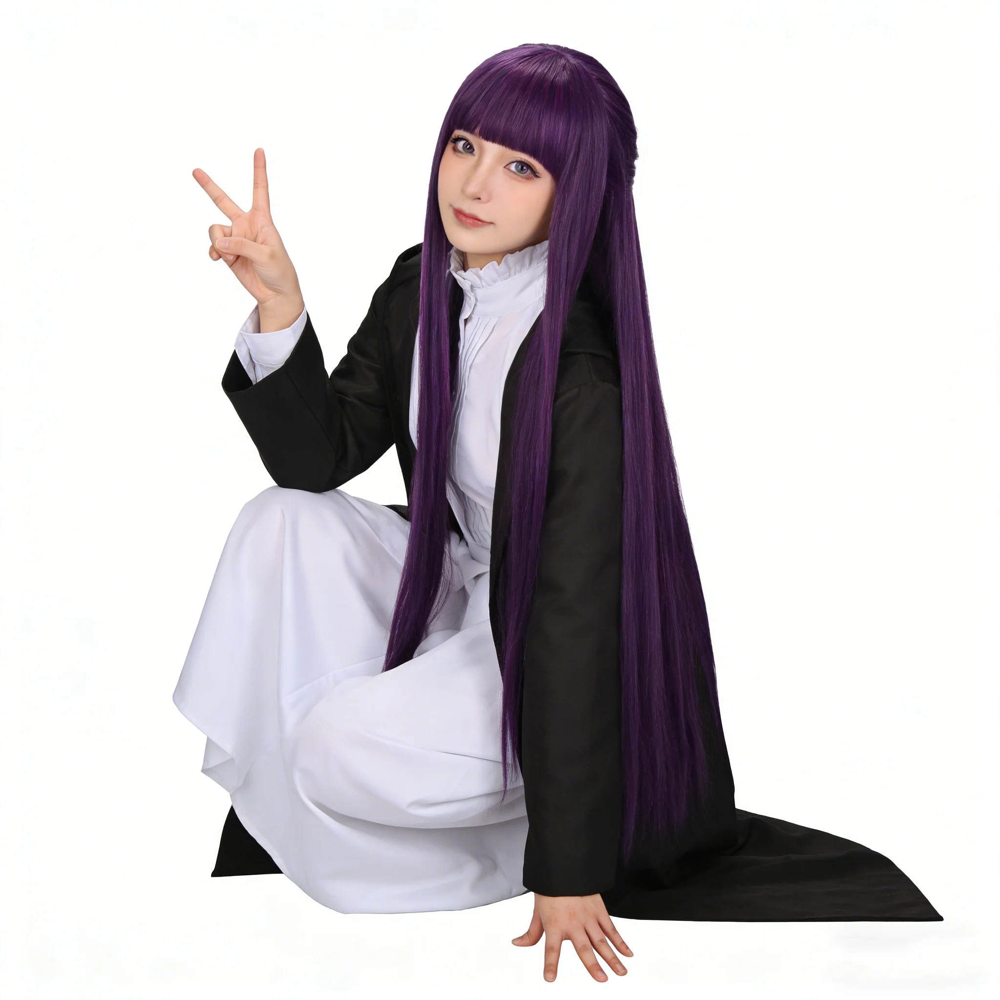 2026 Frieren Fern Cosplay Cost - огляд і ціна Trench Coat Men