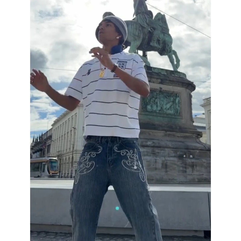 Retro Y2K 2 Pcs Set Street Sty - огляд і ціна Men'S Fashion Y2K