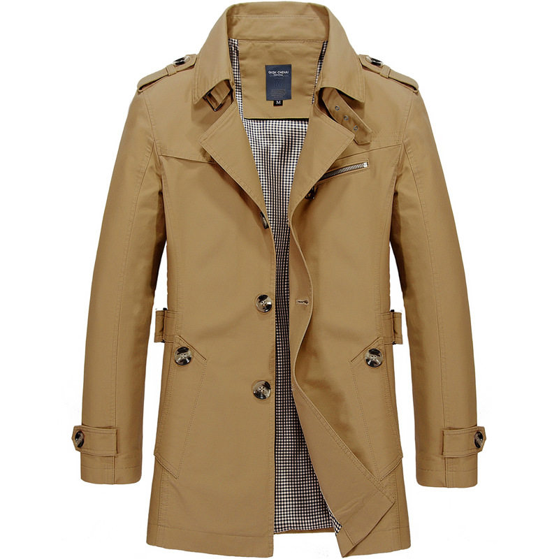 Trench Coats Double Breasted M - огляд і ціна Mens Fashion Store