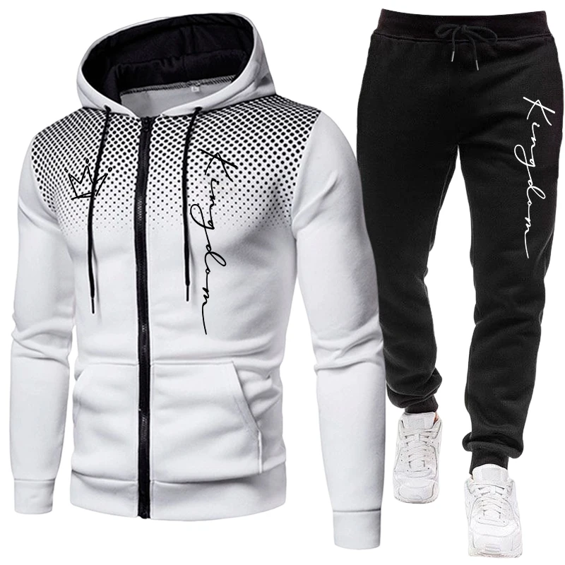 King Men's Jacket Tracksuit Ca - огляд і ціна Mens Fashion Zip Up