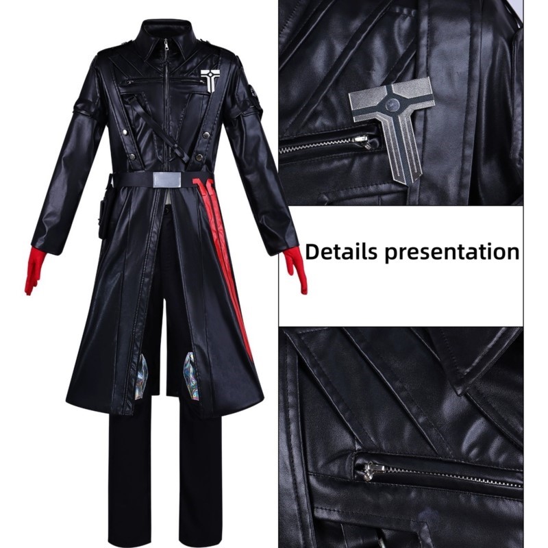Halloween Game  Cosplay Costum - огляд і ціна Trench Coat Men