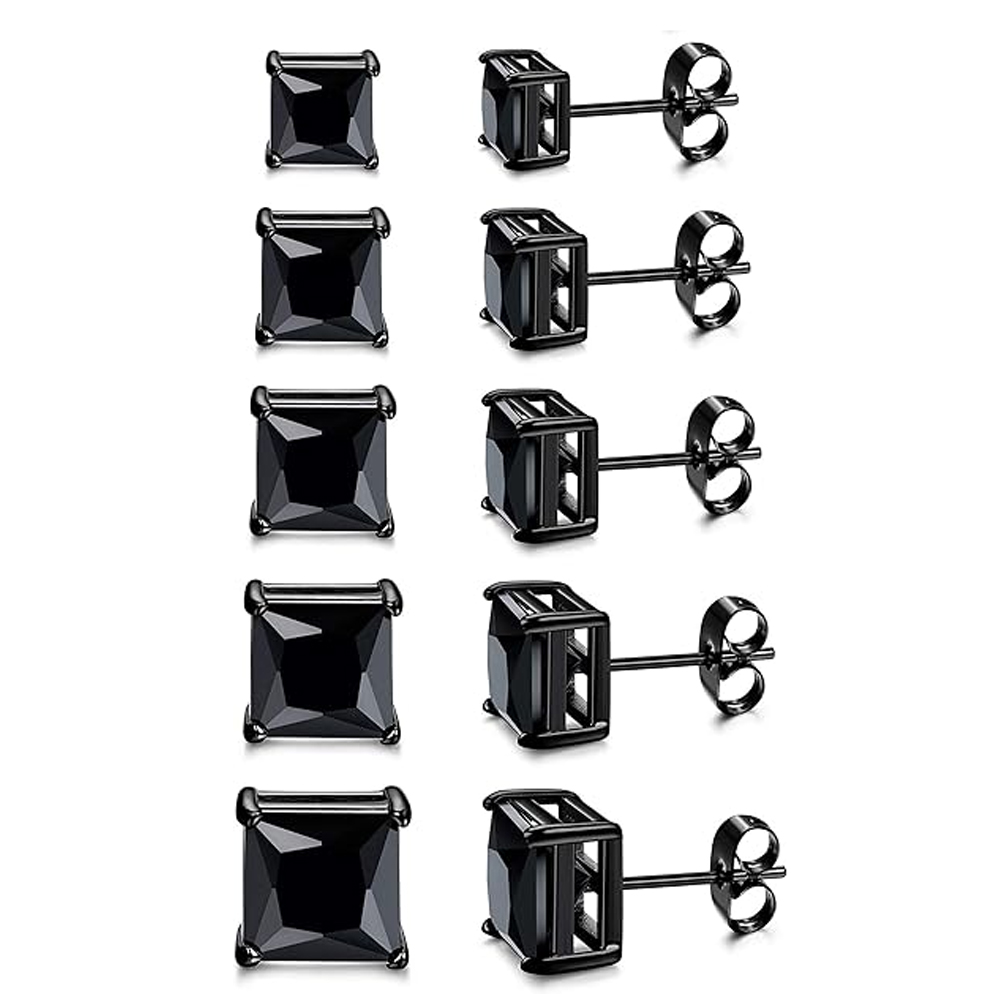 JKC Store 1 Pairs Square CZ St - огляд і ціна Mens Fashion Store