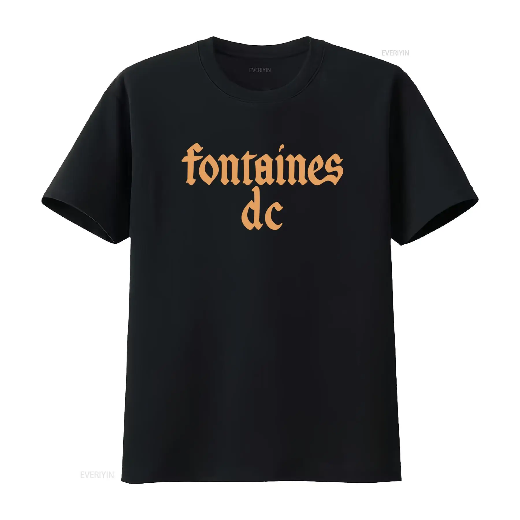 Fontaines D C 'Gothic Logo' Bl - огляд і ціна Mens Fashion Black Shirt