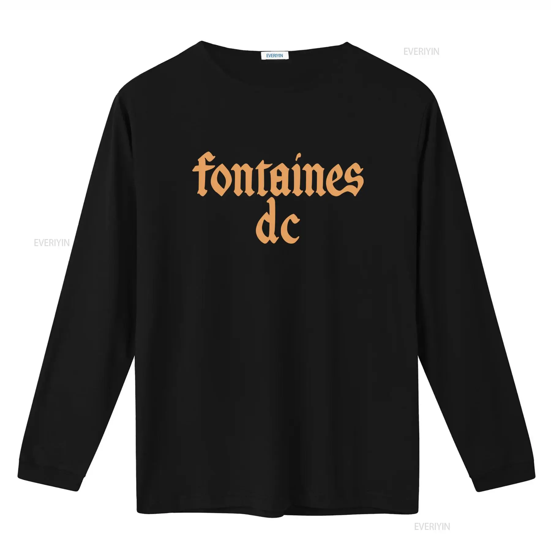 Fontaines D C 'Gothic Logo' Bl - огляд і ціна Mens Fashion Black Shirt