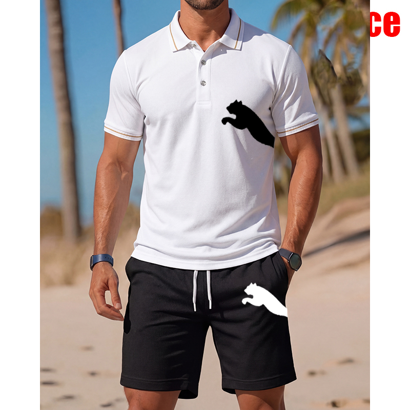 Men's Casual Short-Sleeved Pol - огляд і ціна Men'S Fashion Polo