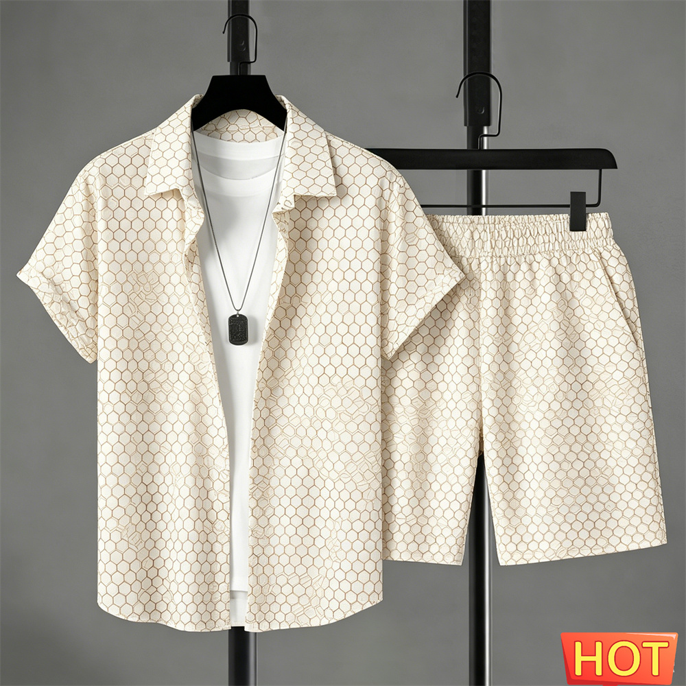 Summer Outfits Man Shirt Set G - огляд і ціна Men'S Fashion Outfits