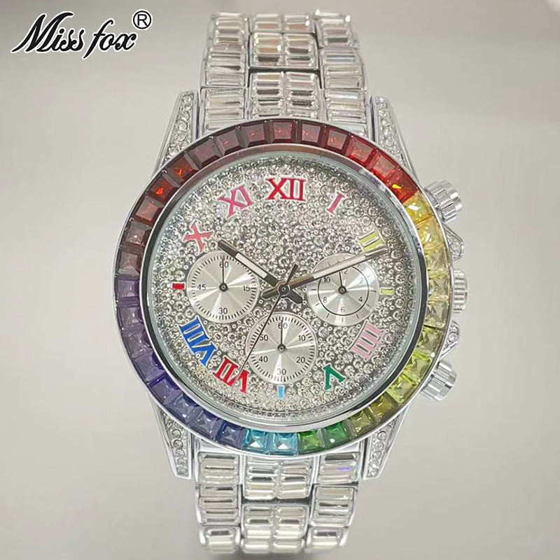 MISSFOX Luxury Iced Watch For  - огляд і ціна Men'S Fashion Magazine