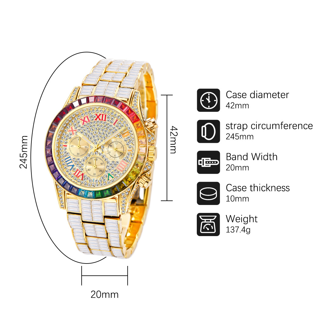 MISSFOX Luxury Iced Watch For  - огляд і ціна Men'S Fashion Magazine