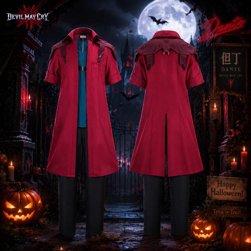 Devil May Cry DMC5 Dante Cospl - огляд і ціна Trench Coat Men