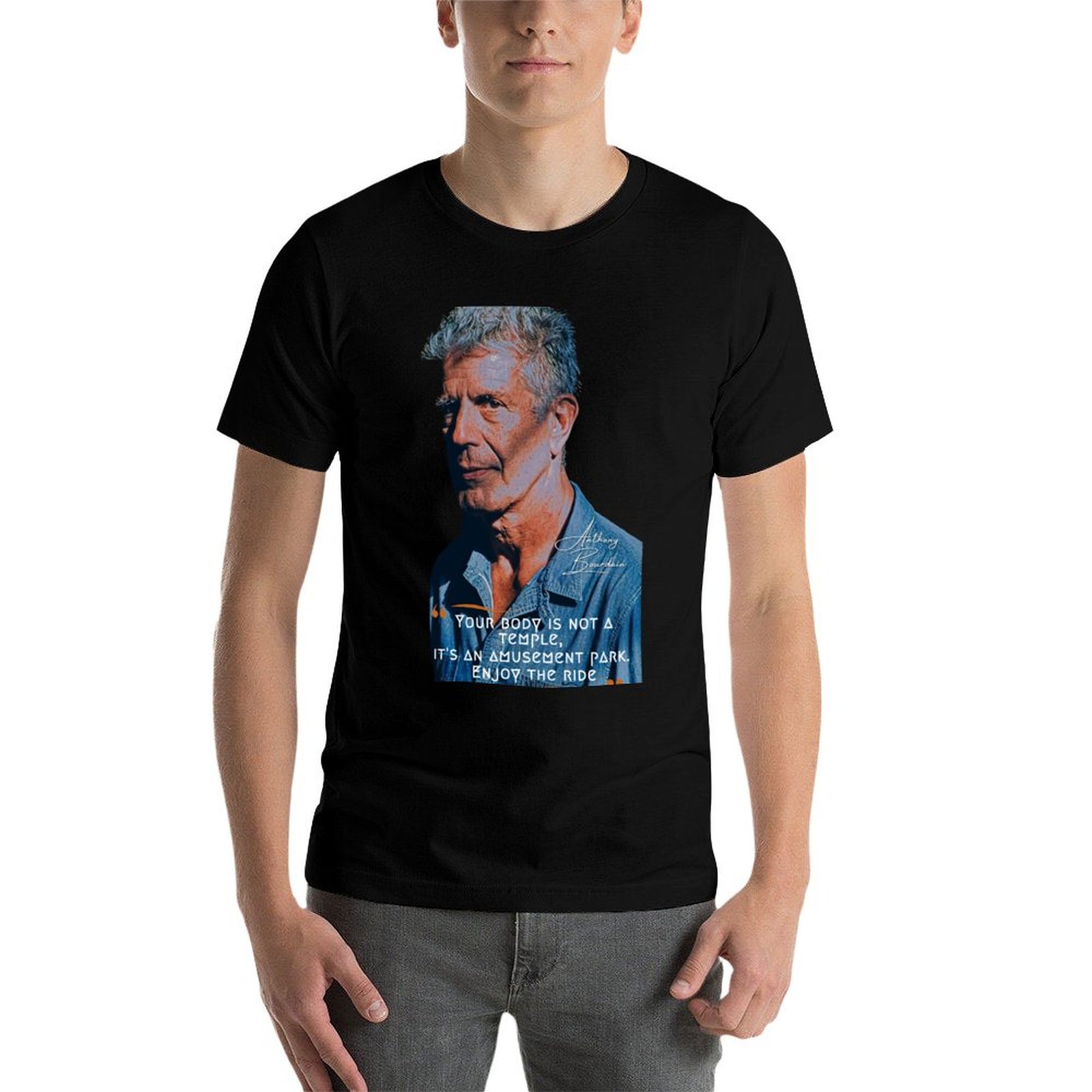Anthony Bourdain Quote T-Shirt - огляд і ціна Men'S Fashion Quotes