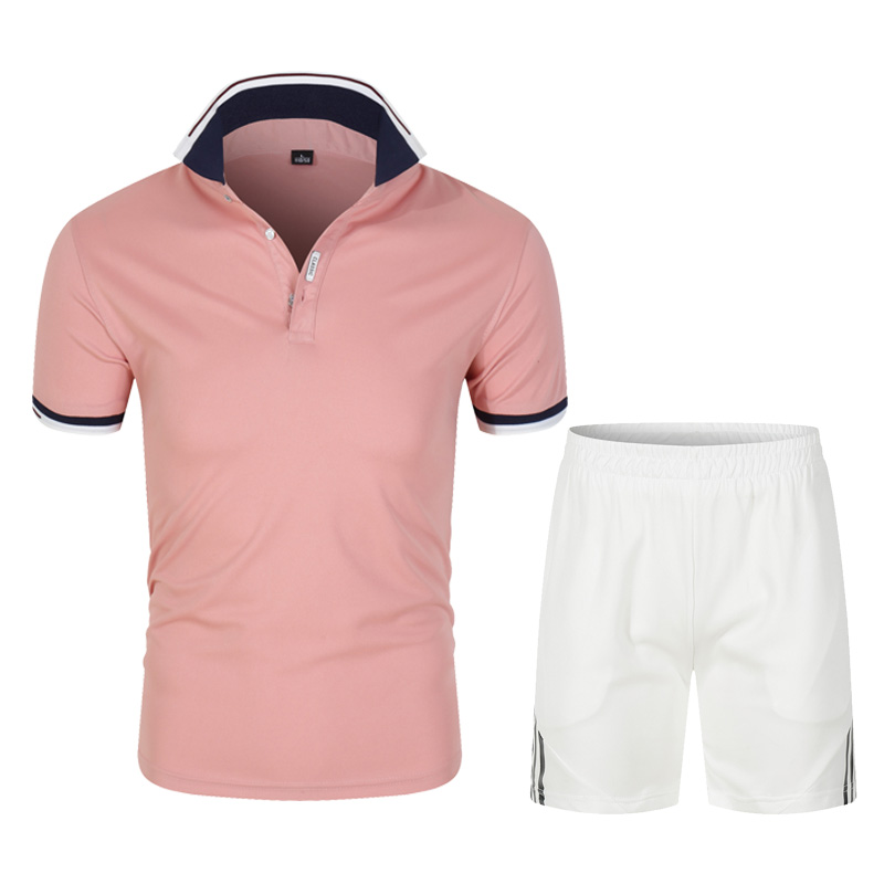 Summer Men's Polo Shirts Sets  - огляд і ціна Men'S Fashion Golf Clothing