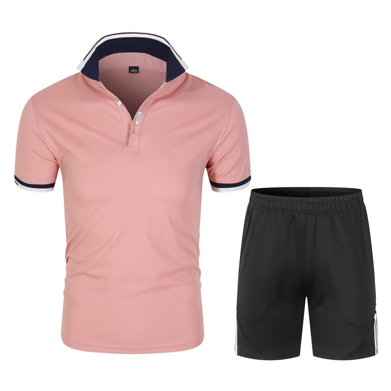 Summer Men's Polo Shirts Sets  - огляд і ціна Men'S Fashion Golf Clothing