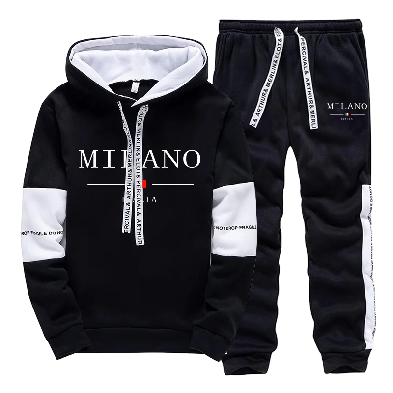 Men's Set/Hoodie/Pants Italy T - огляд і ціна Men'S Fashion Outfits