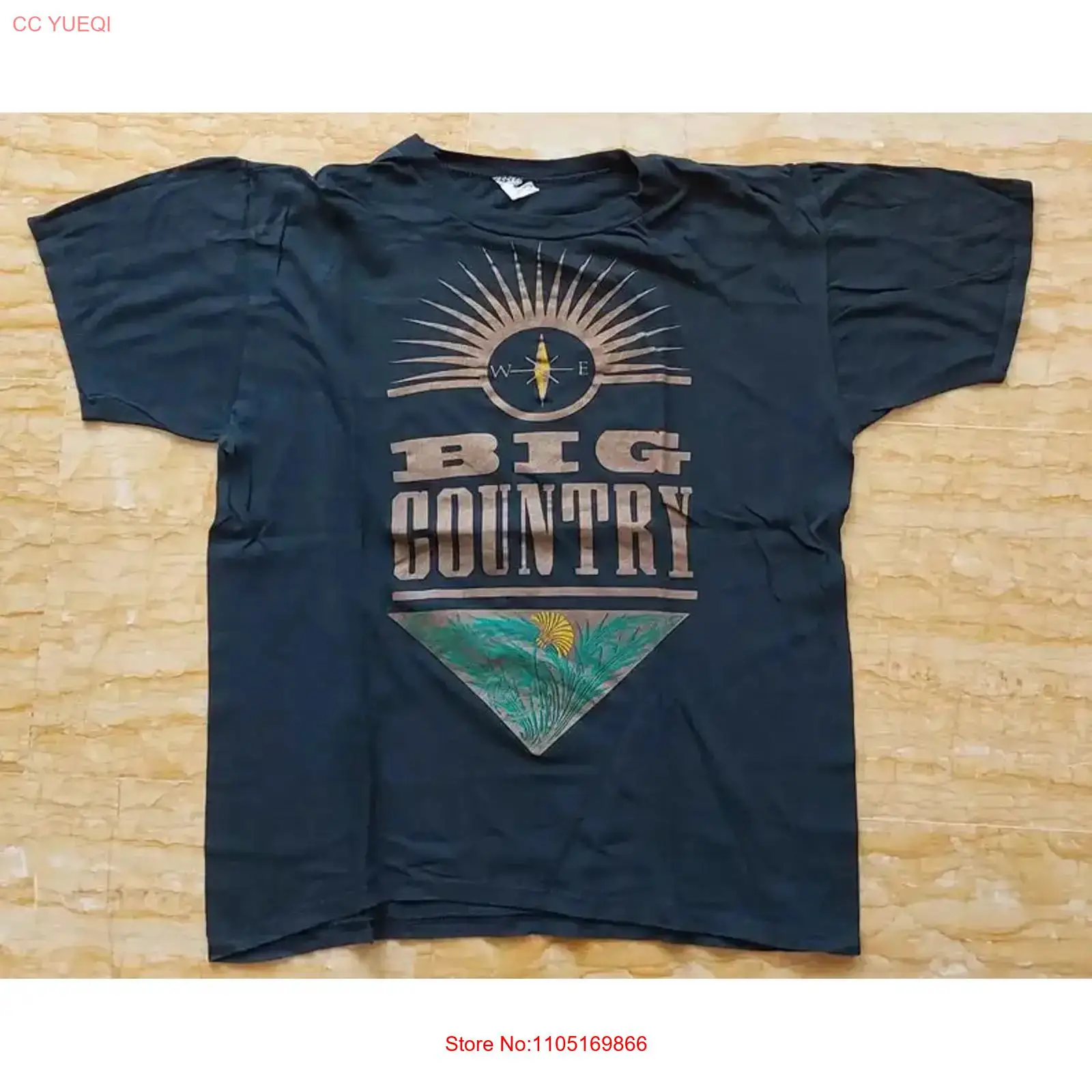 BIG COUNTRY vintage '83 black  - огляд і ціна Mens Fashion Black Shirt