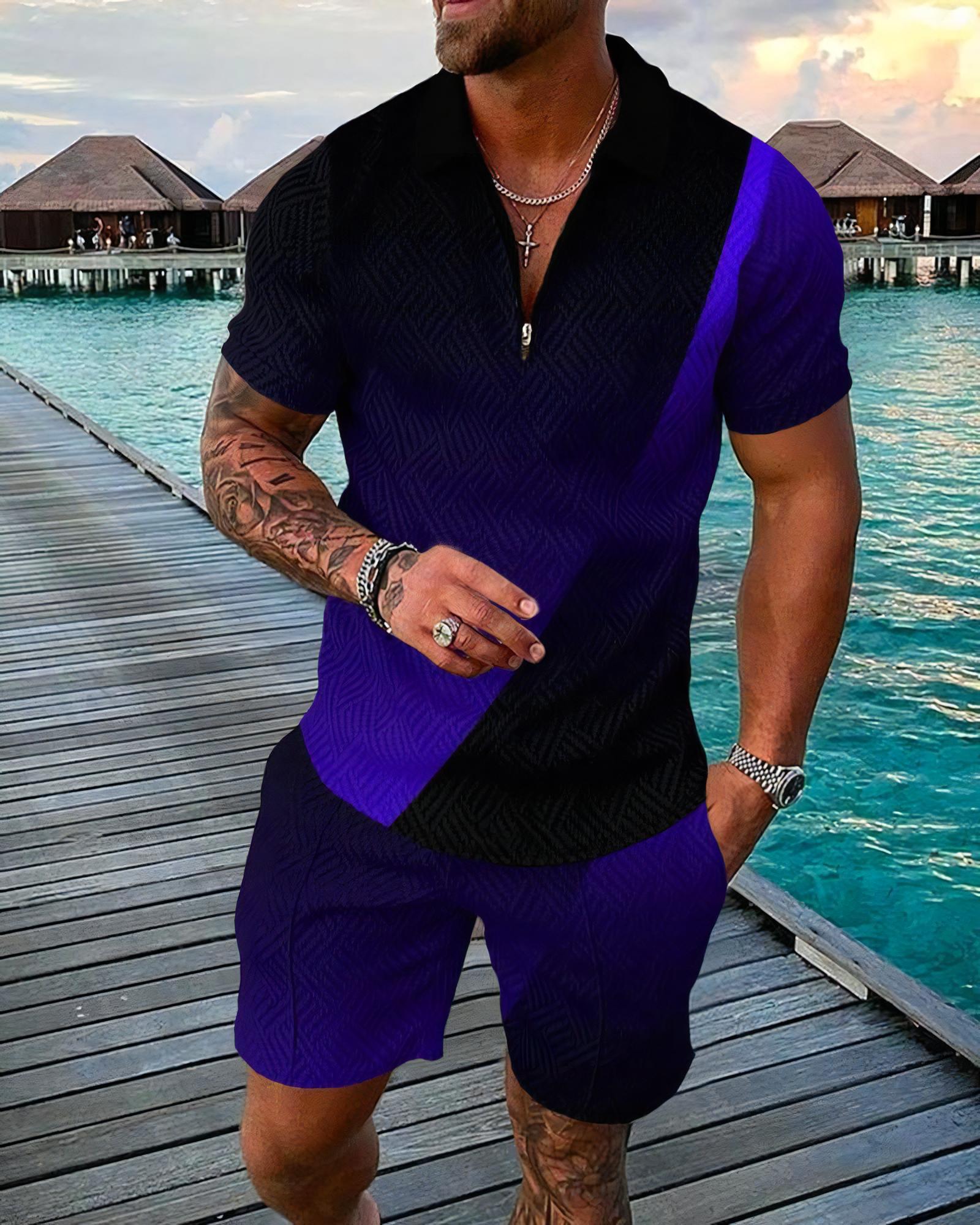 Funny 3D Printed Men's 2 Piece - огляд і ціна Men'S Fashion Polo