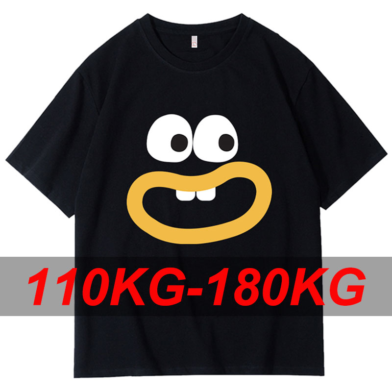 Summer Plus Size T-Shirt for M - огляд і ціна Mens Fashion Black Shirt