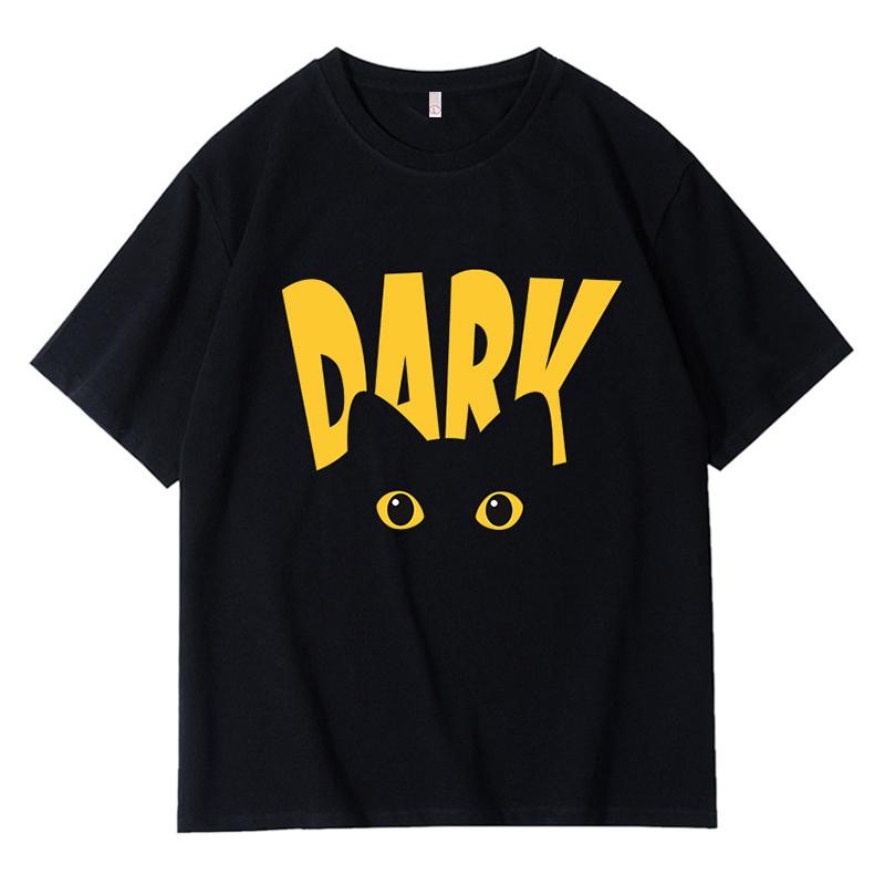 Summer Plus Size T-Shirt for M - огляд і ціна Mens Fashion Black Shirt