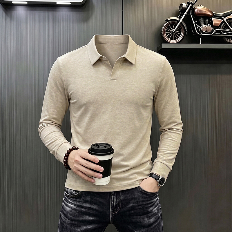 Men's Business Casual Long Sle - огляд і ціна Men'S Fashion Polo