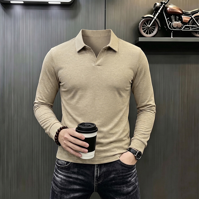 Men's Business Casual Long Sle - огляд і ціна Men'S Fashion Polo