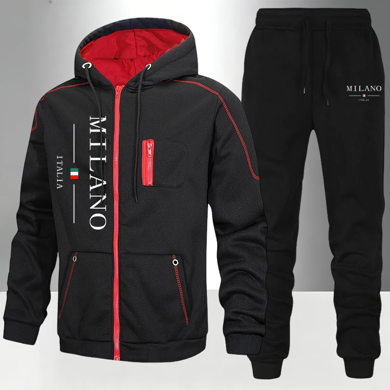 italy Fashion Men's Set/Coat/P - огляд і ціна Mens Fashion Zip Up