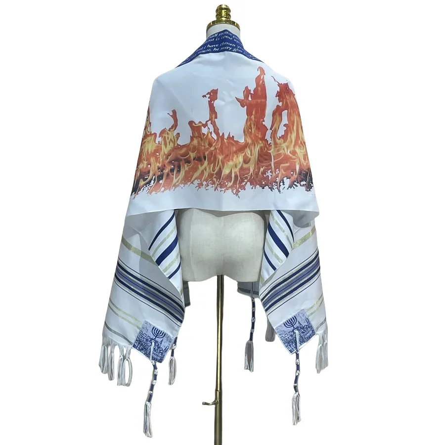 Fire Picture Prayer Shawl  Exq - огляд і ціна Men Fashion King
